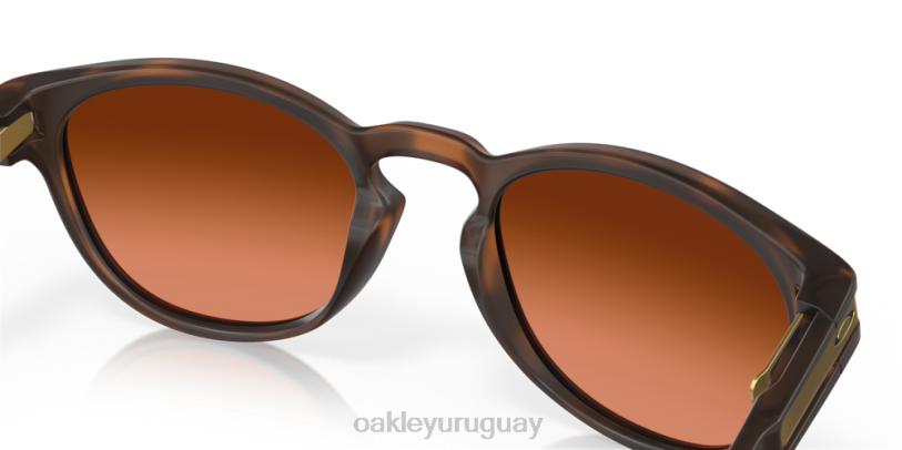 Oakley pestillo (ajuste de puente bajo) XT4H909 gafas lentes prizm marrón degradado, montura carey marrón mate