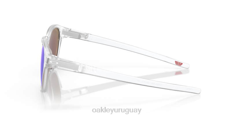 Oakley pestillo (ajuste de puente bajo) XT4H911 gafas lentes polarizadas prizm sapphire, montura transparente mate
