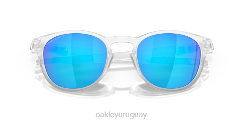 Oakley pestillo (ajuste de puente bajo) XT4H911 gafas lentes polarizadas prizm sapphire, montura transparente mate