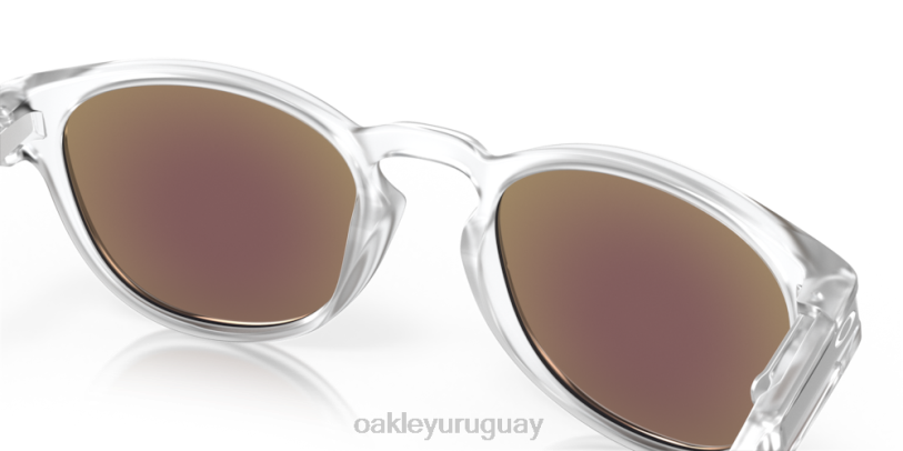 Oakley pestillo (ajuste de puente bajo) XT4H911 gafas lentes polarizadas prizm sapphire, montura transparente mate