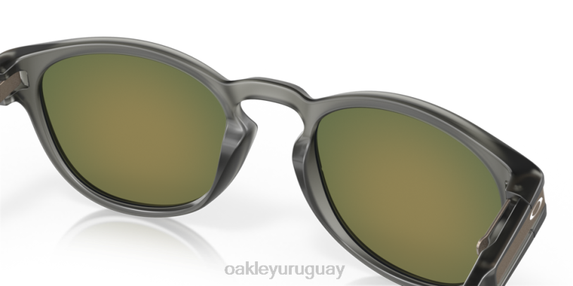 Oakley pestillo (ajuste de puente bajo) XT4H912 gafas Lentes polarizadas prizm ruby, montura gris humo mate