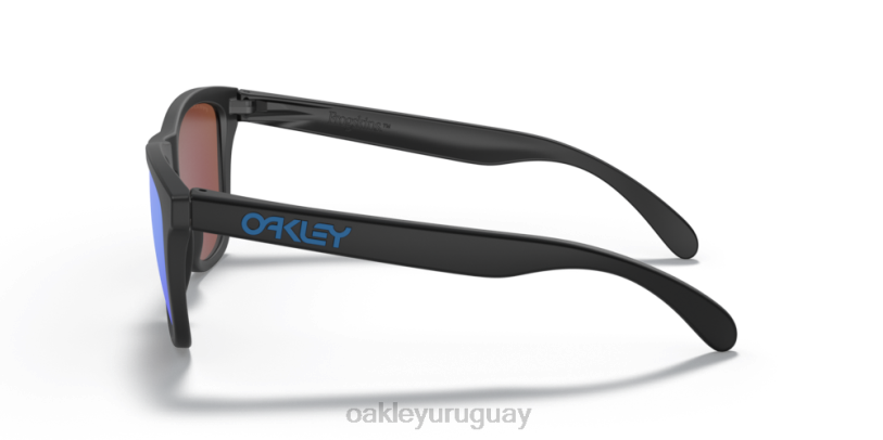 Oakley pieles de rana (ajuste de puente bajo) XT4H808 gafas lentes prizm de zafiro, montura negra mate