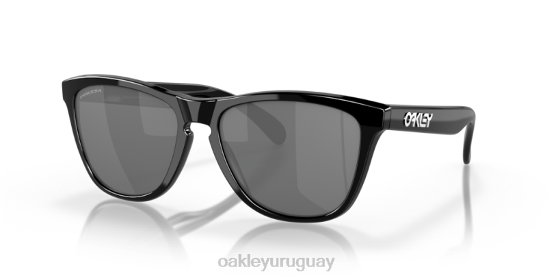 Oakley pieles de rana (ajuste de puente bajo) XT4H809 gafas lentes prizm negras, montura negra pulida