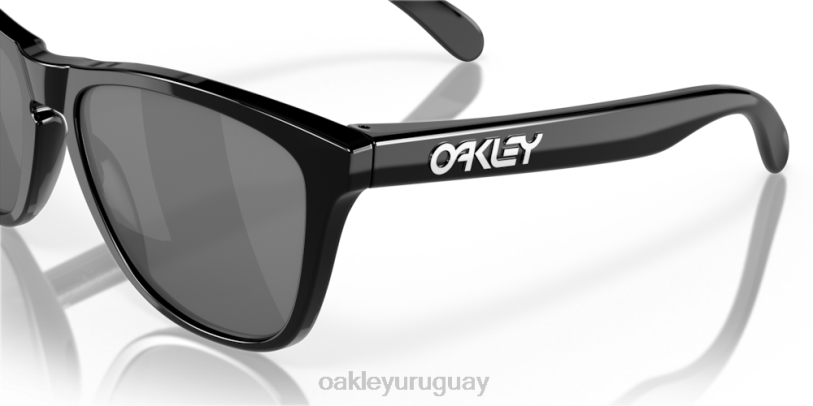 Oakley pieles de rana (ajuste de puente bajo) XT4H809 gafas lentes prizm negras, montura negra pulida