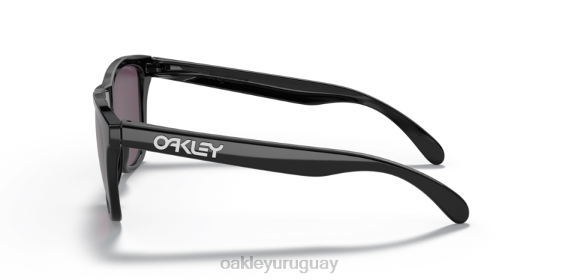 Oakley pieles de rana (ajuste de puente bajo) XT4H813 gafas lentes gris prizm, montura negra pulida