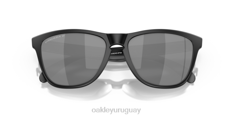 Oakley pieles de rana (ajuste de puente bajo) XT4H814 gafas lentes prizm polarizadas negras, montura negra mate