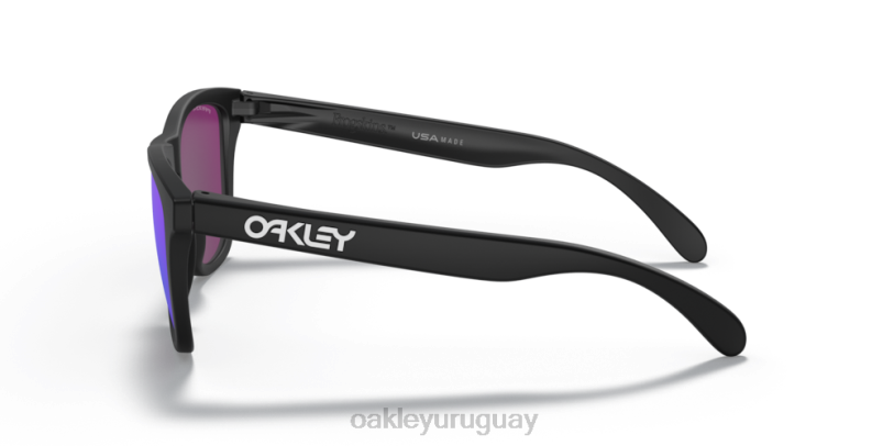 Oakley pieles de rana (ajuste de puente bajo) XT4H815 gafas lentes prizm violeta, montura negro mate