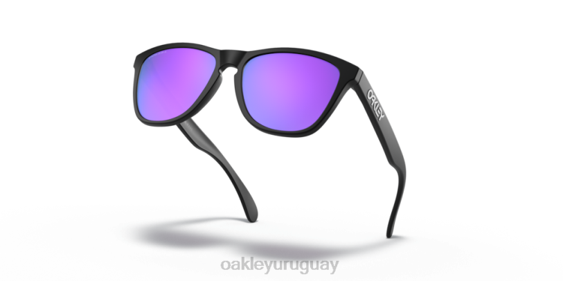 Oakley pieles de rana (ajuste de puente bajo) XT4H815 gafas lentes prizm violeta, montura negro mate