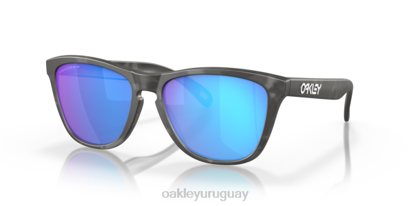 Oakley pieles de rana (ajuste de puente bajo) XT4H821 gafas lentes polarizadas prizm sapphire, montura carey negro mate