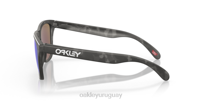 Oakley pieles de rana (ajuste de puente bajo) XT4H821 gafas lentes polarizadas prizm sapphire, montura carey negro mate