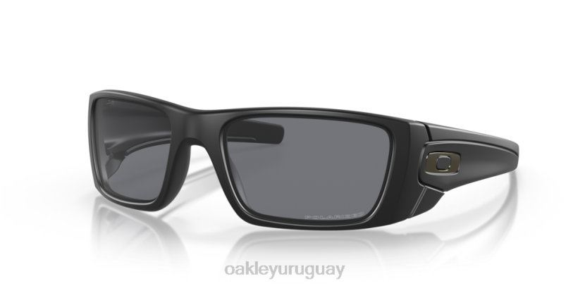 Oakley pila de combustible XT4H359 gafas lentes polarizadas grises, montura negra mate