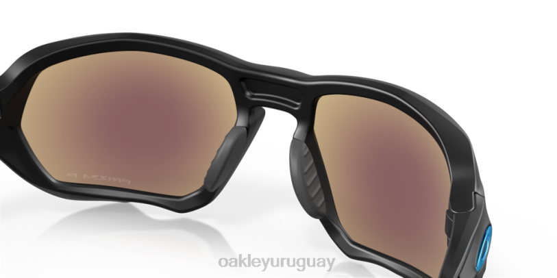 Oakley plasma XT4H264 gafas lentes polarizadas prizm sapphire, montura negra mate