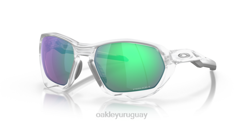 Oakley plasma XT4H267 gafas Lentes prizm road jade, montura transparente mate