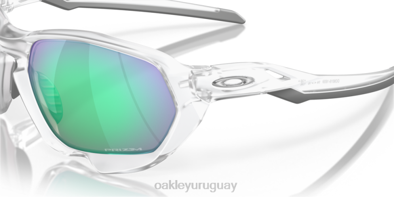 Oakley plasma XT4H267 gafas Lentes prizm road jade, montura transparente mate