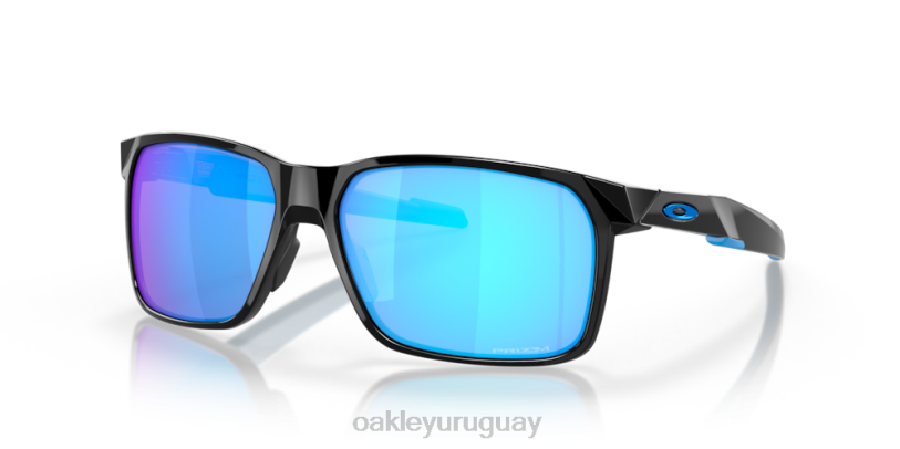 Oakley portal x XT4H340 gafas Lentes Prizm de zafiro, montura negra pulida.