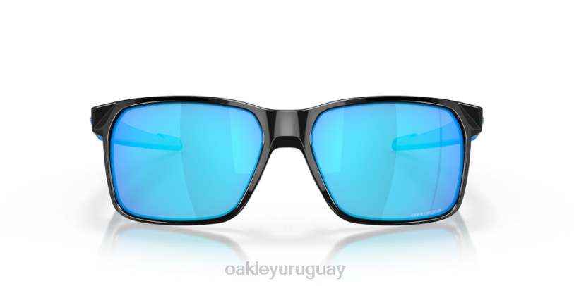 Oakley portal x XT4H340 gafas Lentes Prizm de zafiro, montura negra pulida.
