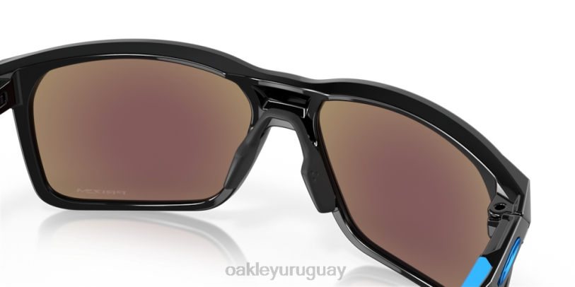 Oakley portal x XT4H340 gafas Lentes Prizm de zafiro, montura negra pulida.