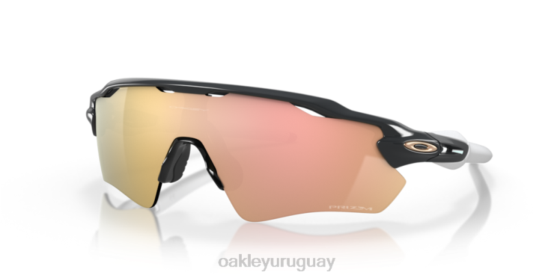 Oakley radar ev camino herencia colores colección XT4H726 gafas lentes prizm oro rosa, montura de carbono