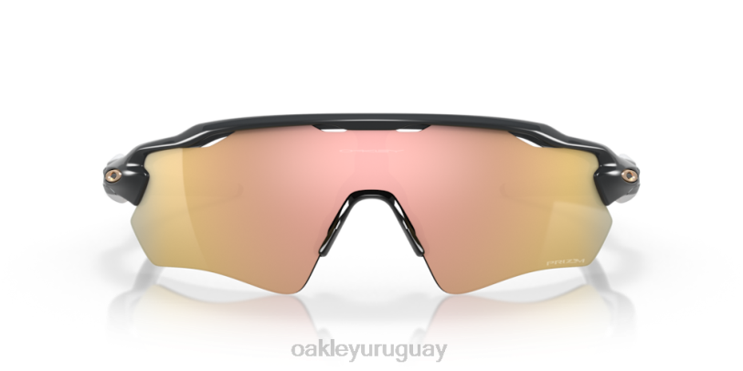 Oakley radar ev camino herencia colores colección XT4H726 gafas lentes prizm oro rosa, montura de carbono