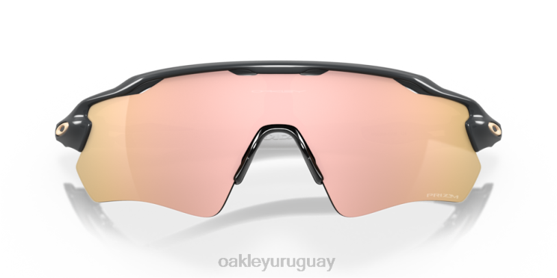 Oakley radar ev camino herencia colores colección XT4H726 gafas lentes prizm oro rosa, montura de carbono