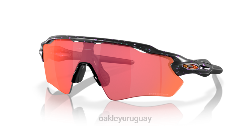 Oakley radar ev ruta ascender colección XT4H725 gafas Lentes prizm trail torch, montura con salpicaduras de color verde mate y morado