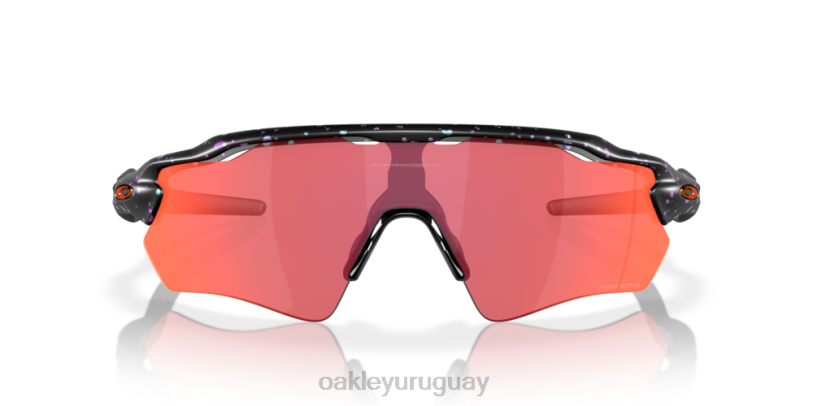 Oakley radar ev ruta ascender colección XT4H725 gafas Lentes prizm trail torch, montura con salpicaduras de color verde mate y morado