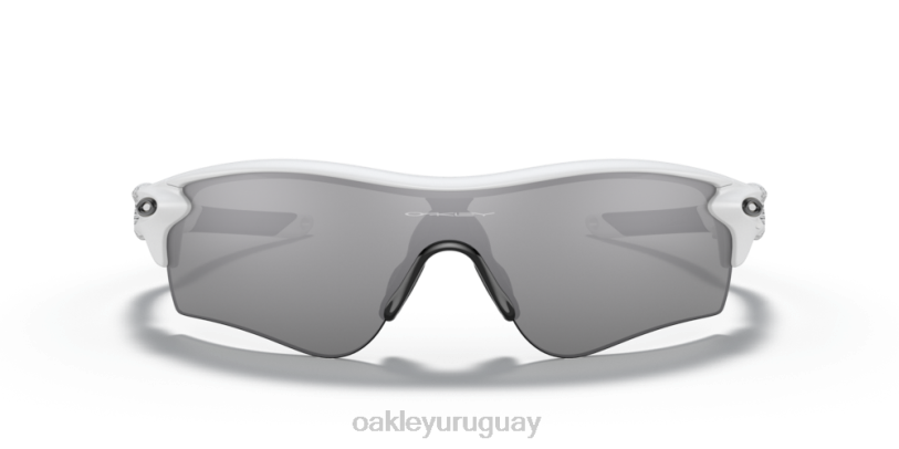 Oakley ruta de bloqueo de radar (ajuste de puente bajo) XT4H698 gafas lentes pizarra iridio, montura blanca mate