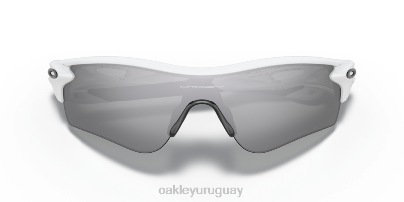 Oakley ruta de bloqueo de radar (ajuste de puente bajo) XT4H698 gafas lentes pizarra iridio, montura blanca mate