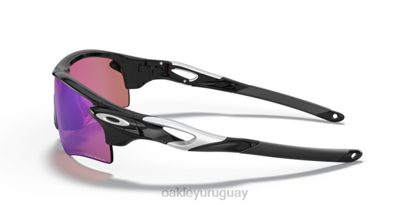 Oakley ruta de bloqueo de radar (ajuste de puente bajo) XT4H700 gafas Lentes Prizm Golf, montura negra pulida.