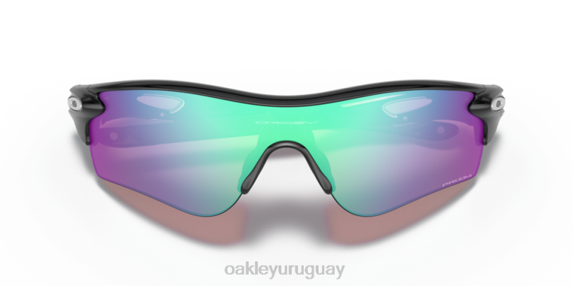 Oakley ruta de bloqueo de radar (ajuste de puente bajo) XT4H700 gafas Lentes Prizm Golf, montura negra pulida.