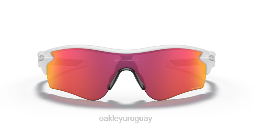 Oakley ruta de bloqueo de radar (ajuste de puente bajo) XT4H701 gafas Lentes Prizm Field, montura blanca pulida.