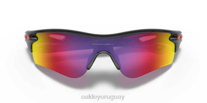 Oakley ruta de bloqueo de radar (ajuste de puente bajo) XT4H704 gafas Lentes Prizm Road, montura negra pulida.