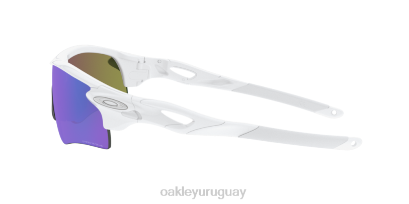 Oakley ruta de bloqueo de radar (ajuste de puente bajo) XT4H716 gafas Lentes Prizm de zafiro, montura blanca.