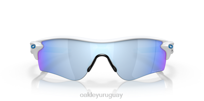 Oakley ruta de bloqueo de radar (ajuste de puente bajo) XT4H719 gafas Lentes prizm polarizadas deep water, montura blanca mate