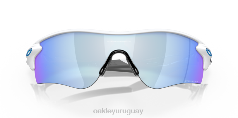 Oakley ruta de bloqueo de radar (ajuste de puente bajo) XT4H719 gafas Lentes prizm polarizadas deep water, montura blanca mate