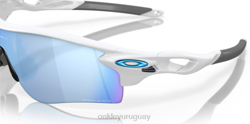 Oakley ruta de bloqueo de radar (ajuste de puente bajo) XT4H719 gafas Lentes prizm polarizadas deep water, montura blanca mate