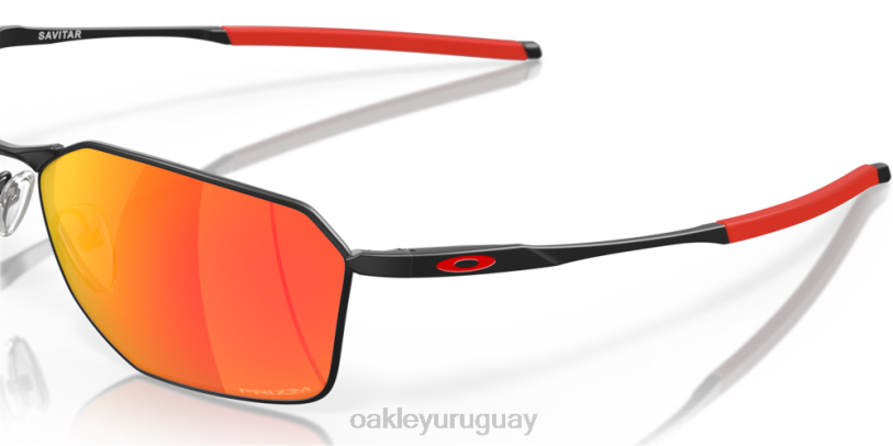 Oakley savitar XT4H543 gafas Lentes Prizm Ruby, montura negra satinada.