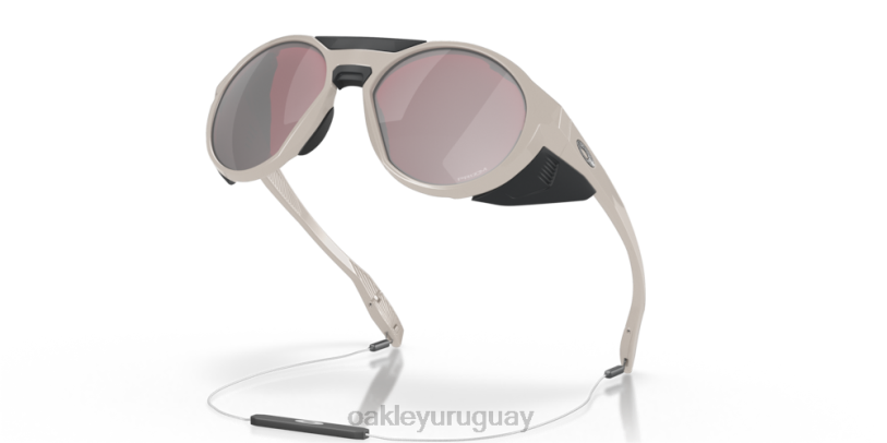 Oakley serie de firmas clifden rancio sandbech XT4H955 gafas Lentes Prizm Snow Black Iridium, montura gris cálido.