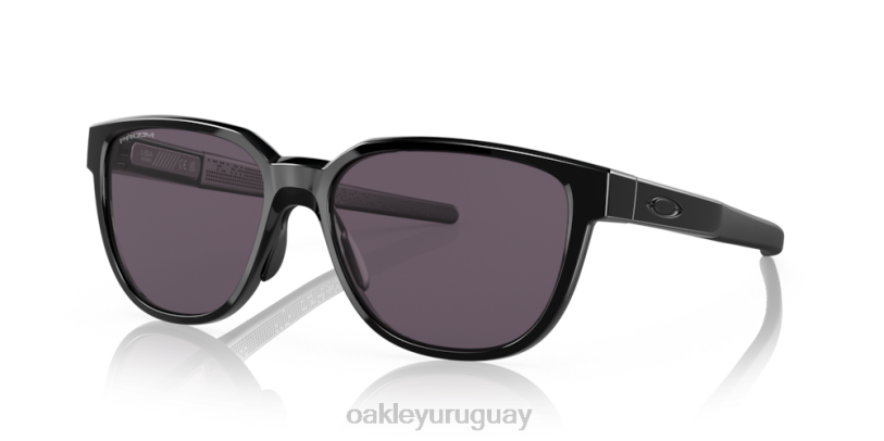 Oakley solenoide XT4H830 gafas lentes gris prizm, montura negra pulida