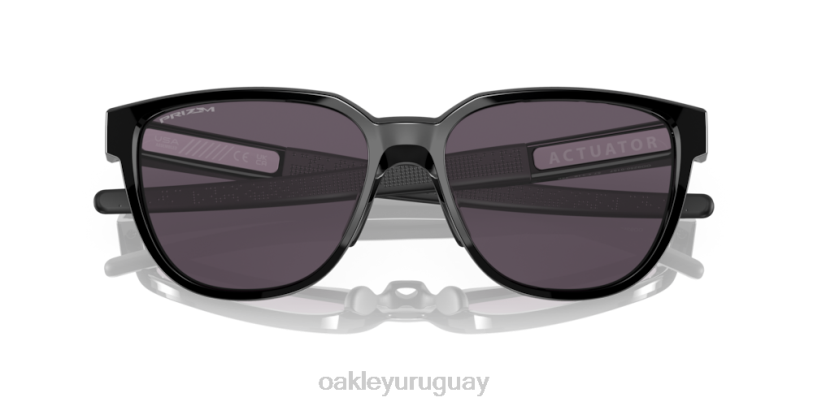 Oakley solenoide XT4H830 gafas lentes gris prizm, montura negra pulida