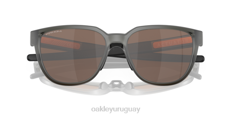 Oakley solenoide XT4H832 gafas Lentes Prizm de tungsteno, montura gris humo mate.