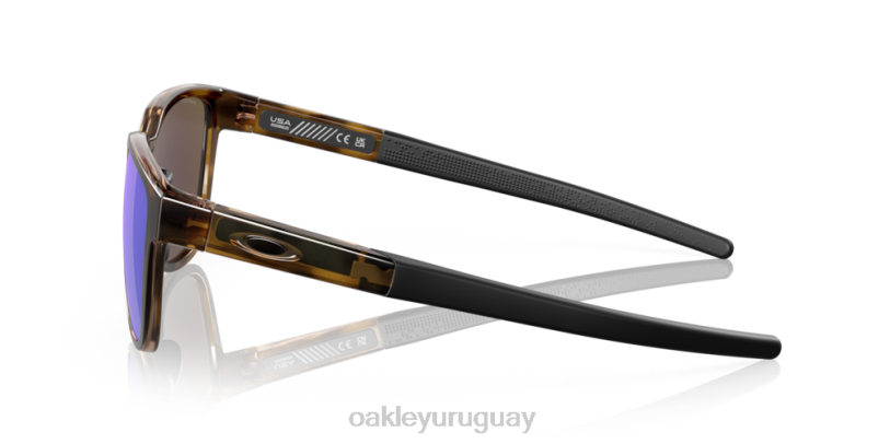 Oakley solenoide XT4H833 gafas lentes polarizadas prizm sapphire, montura carey marrón