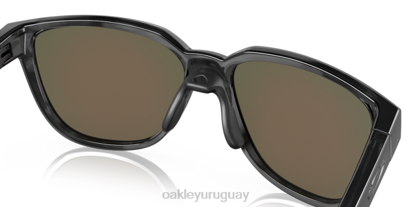 Oakley solenoide XT4H834 gafas Lentes polarizadas Prizm Ruby, montura carey negra.