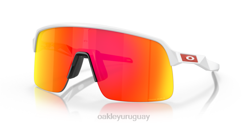 Oakley sutro lite XT4H228 gafas Lentes prizm ruby, montura blanco mate.
