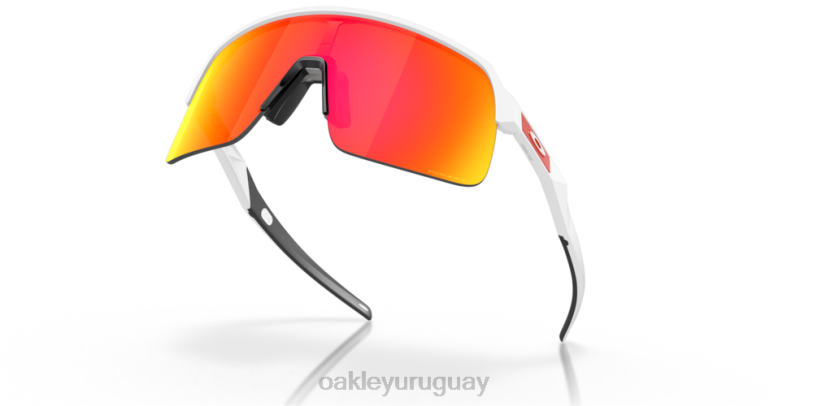 Oakley sutro lite XT4H228 gafas Lentes prizm ruby, montura blanco mate.