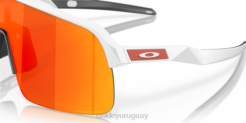 Oakley sutro lite XT4H228 gafas Lentes prizm ruby, montura blanco mate.