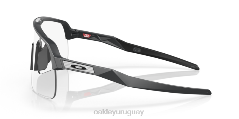 Oakley sutro lite XT4H230 gafas Lentes fotocromáticas de iridio de transparente a negro, montura de carbono mate