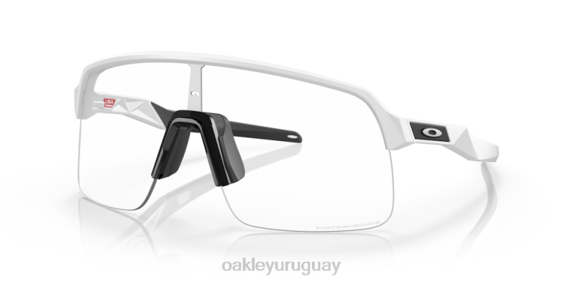 Oakley sutro lite XT4H231 gafas Lentes fotocromáticas de iridio de transparente a negro, montura blanca mate