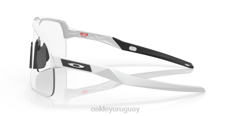 Oakley sutro lite XT4H231 gafas Lentes fotocromáticas de iridio de transparente a negro, montura blanca mate