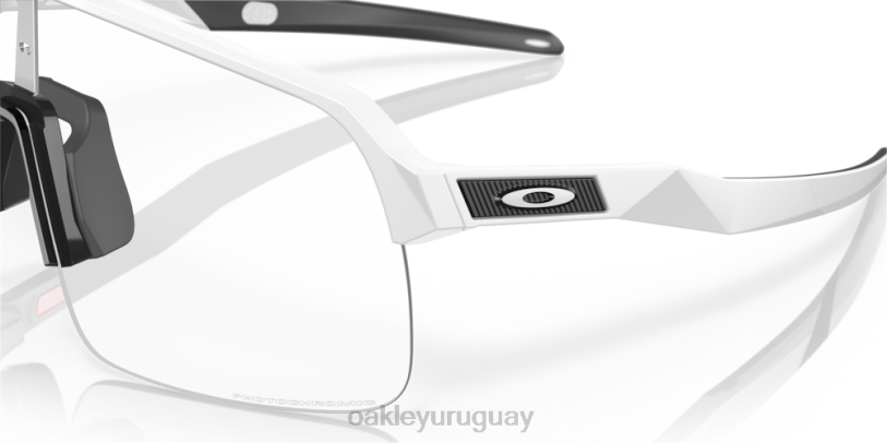 Oakley sutro lite XT4H231 gafas Lentes fotocromáticas de iridio de transparente a negro, montura blanca mate